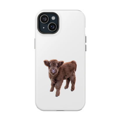 Baby Highland Cow MagSafe Phone Case iPhone 15 Plus Glossy