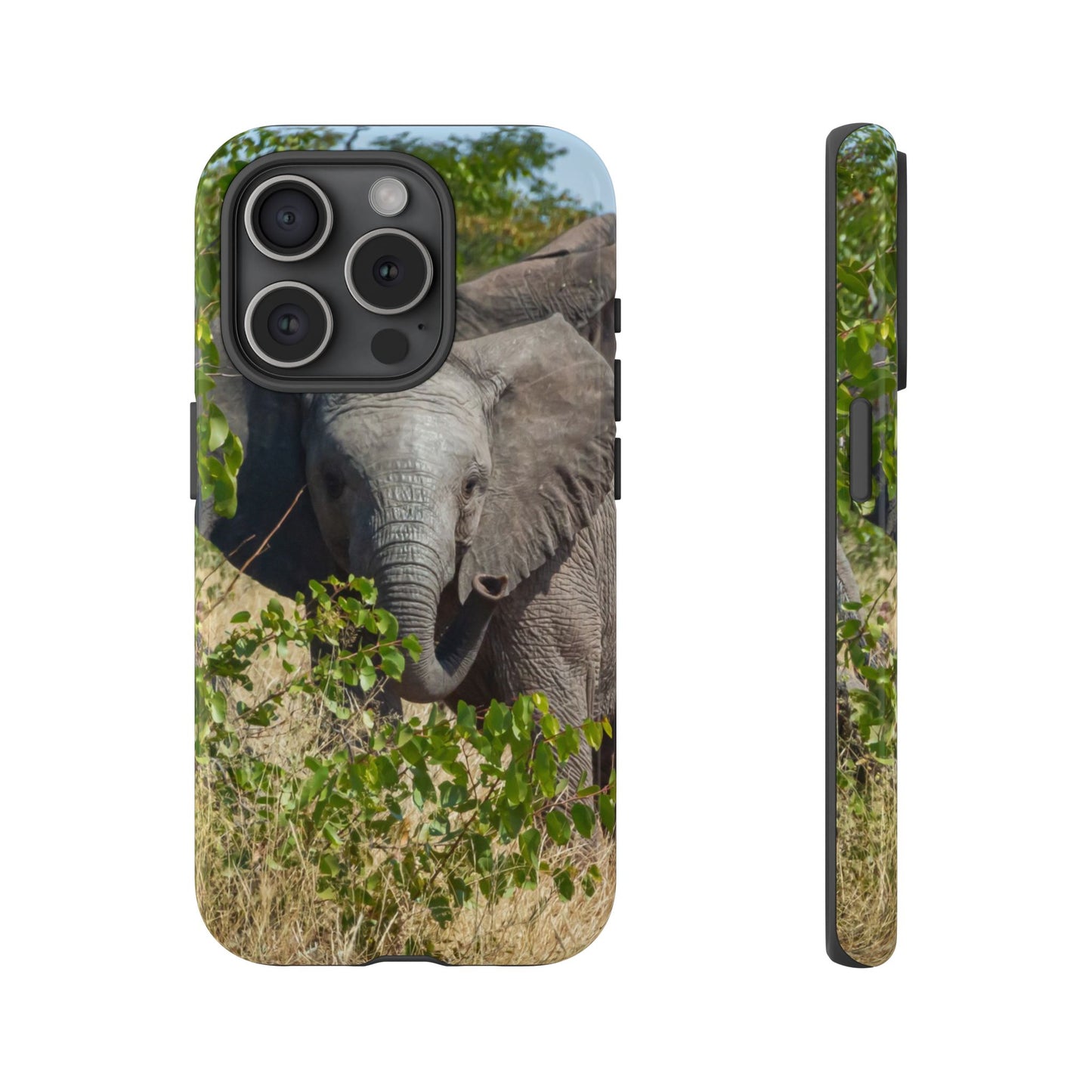 Tough Case - Young Elephant iPhone 15 Pro Glossy