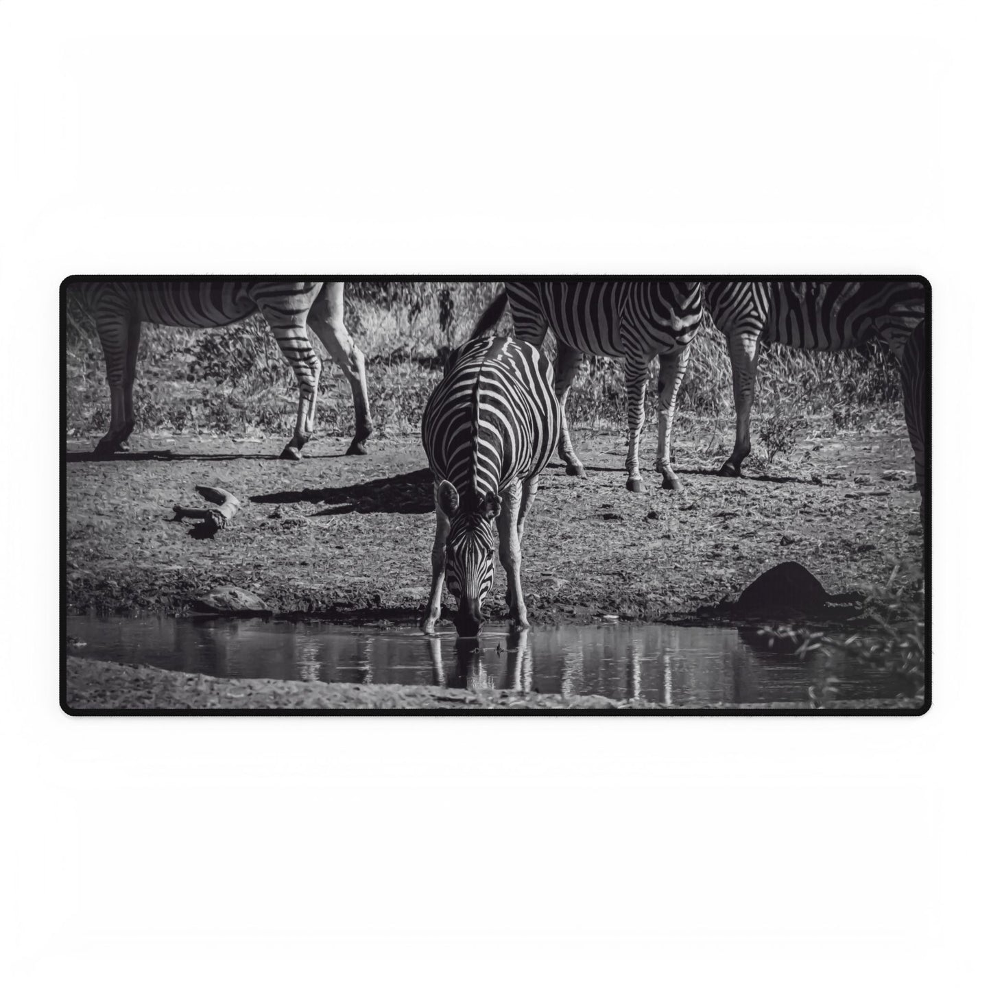 Zebra Desk Mats B&W