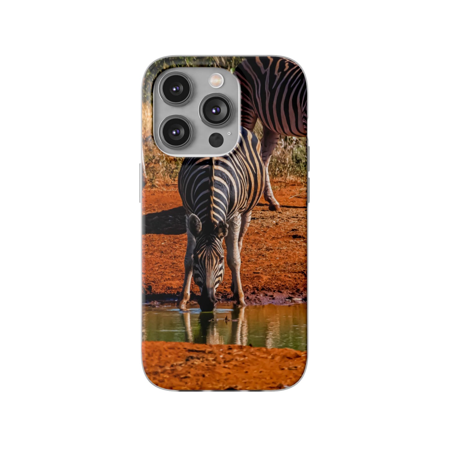 Flexible Zebra Phone Case iPhone 14 Pro