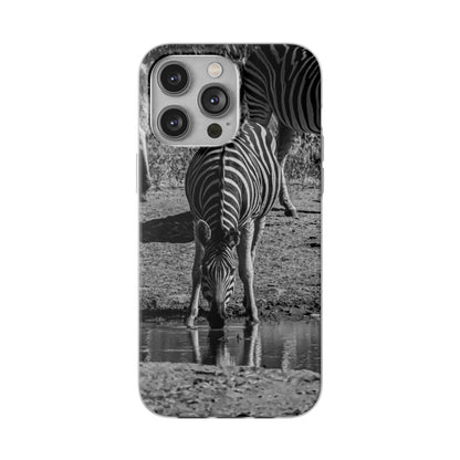 Flexible Zebra Phone Case B&W iPhone 14 Pro Max