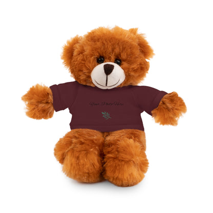 Custom Teddy Bears Maroon Bear 8"