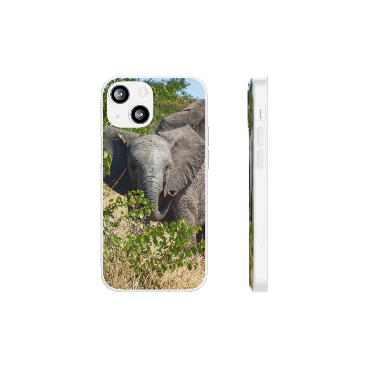 Flexi Cases - Young Elephant iPhone 13 Mini