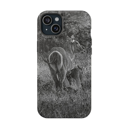 Waterbuck Baby Animal Phone Case - Magsafe B&W iPhone 15 Plus Matte