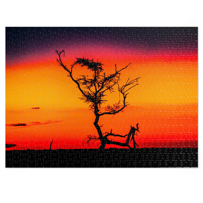 Kalahari Sunset Jigsaw Puzzle with Tin 21" × 15.5" (500 pcs)