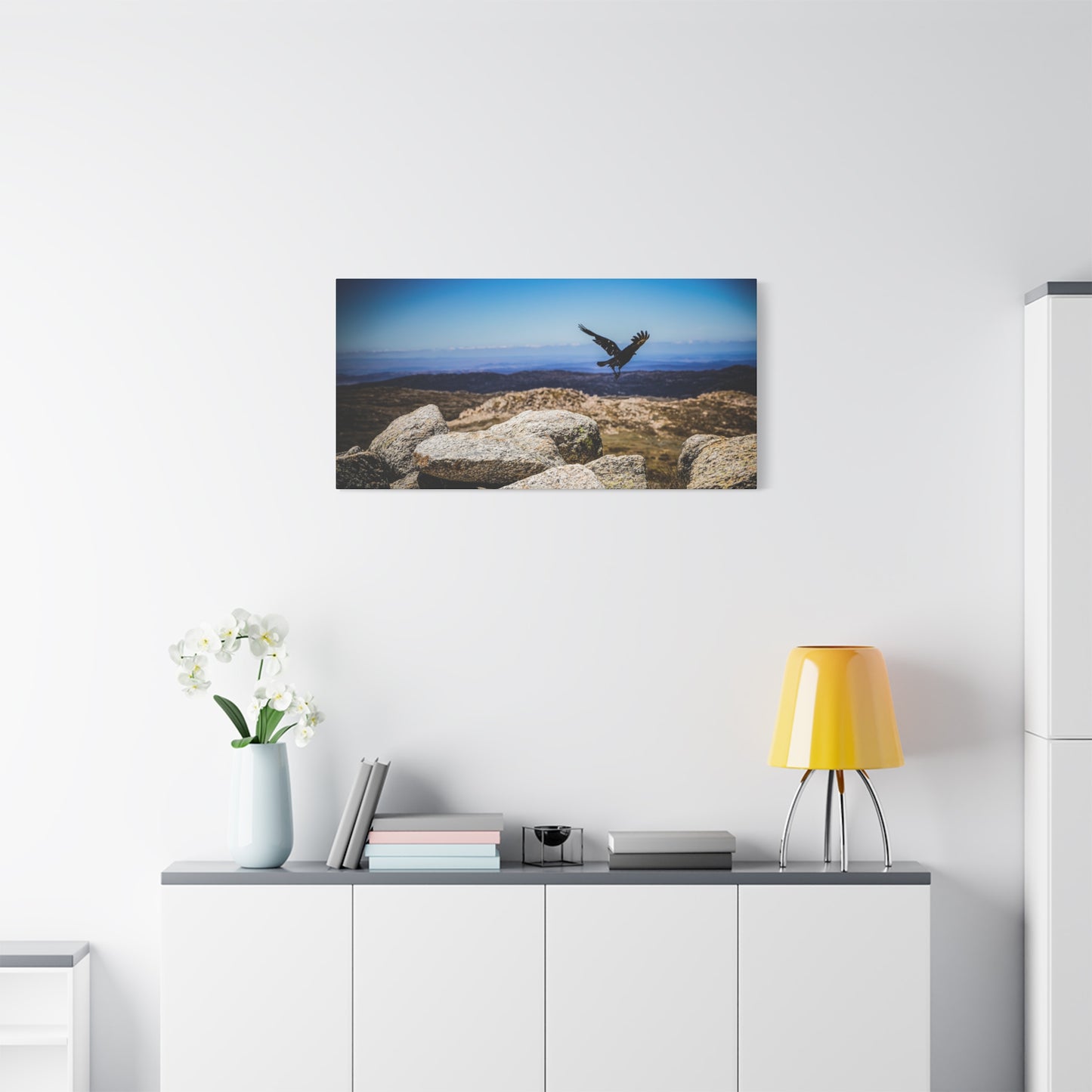 Little Raven Mt Kosciuszko Canvas Print