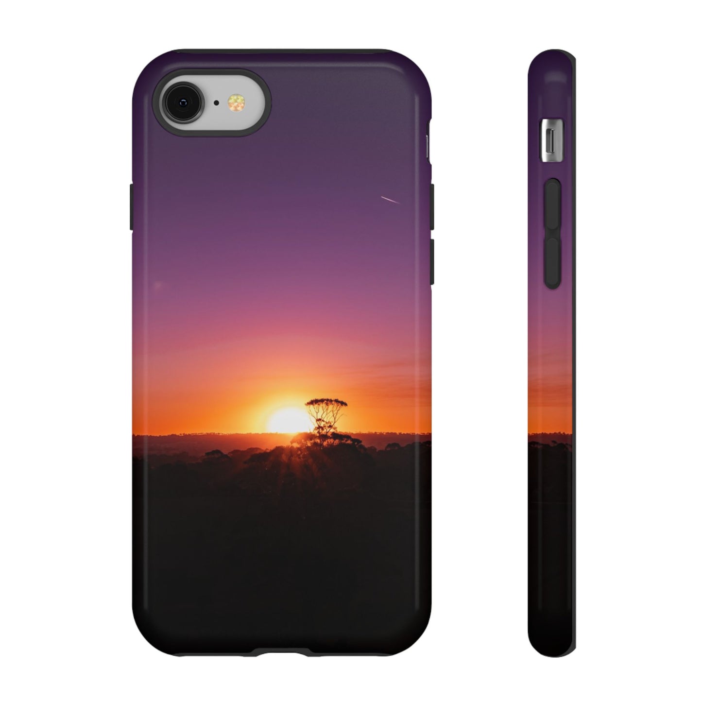 Tough Case - Purple Sunset iPhone 8 Glossy