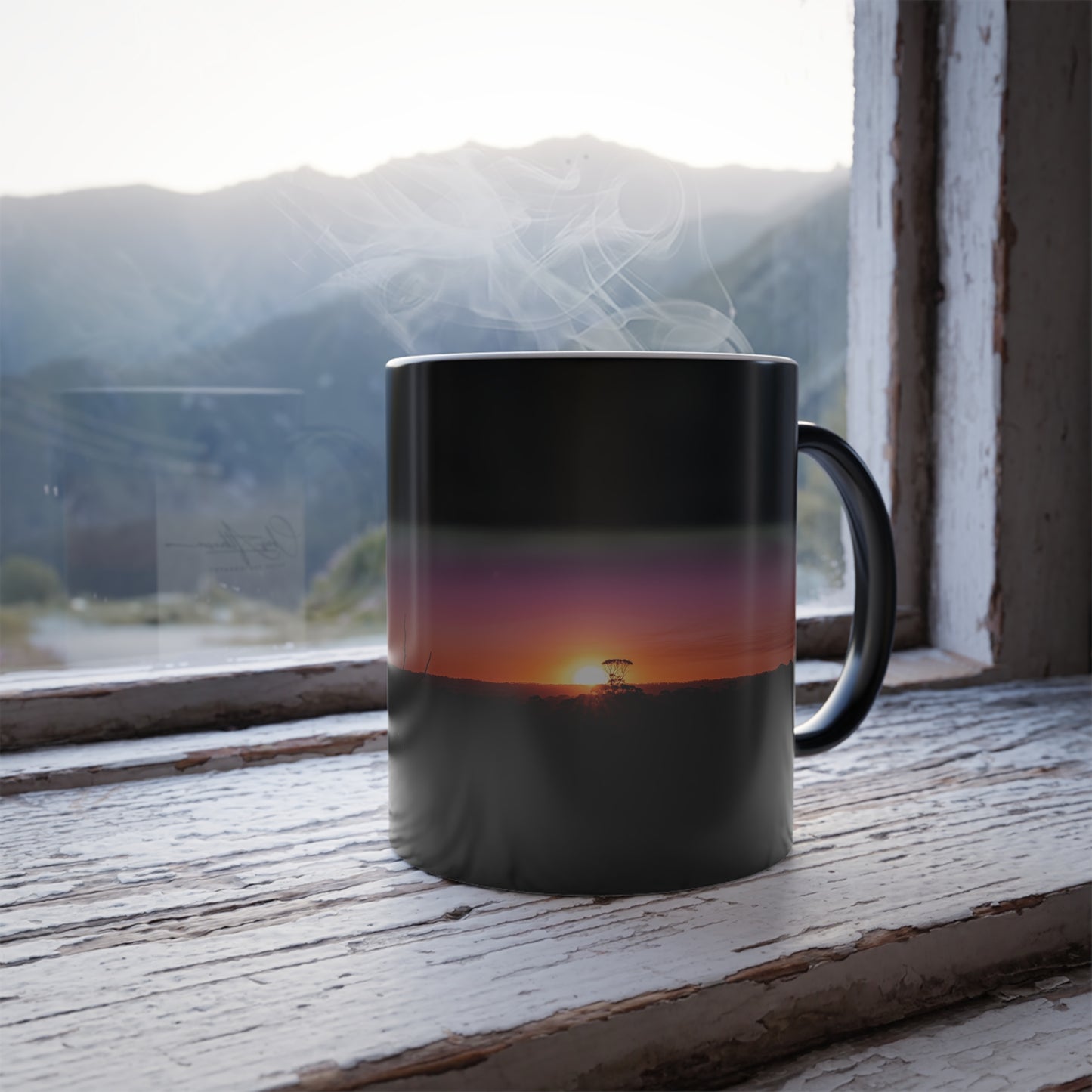 Colour Morphing Mug, 11oz - Purple Sunset