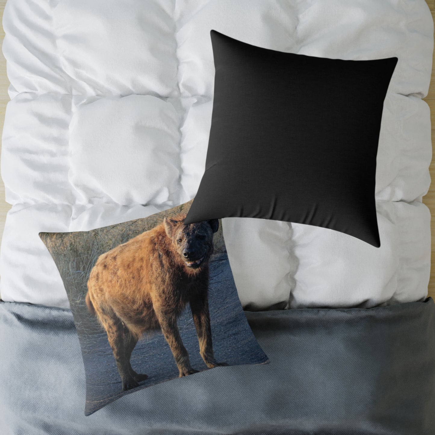 Spotted Hyena Pillow