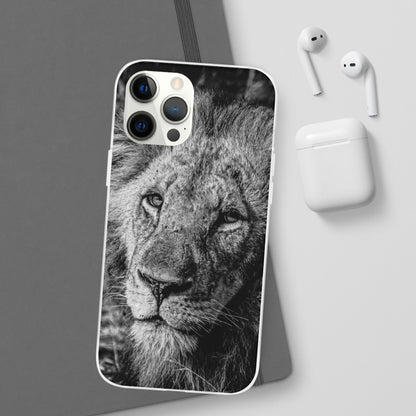 Flexible Lion Phone Cases B&W