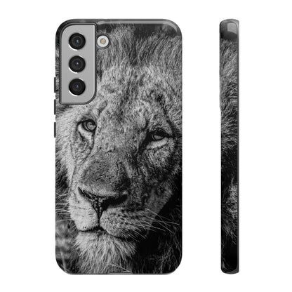 Tough Case - Old Lion B&W Samsung Galaxy S22 Plus Glossy