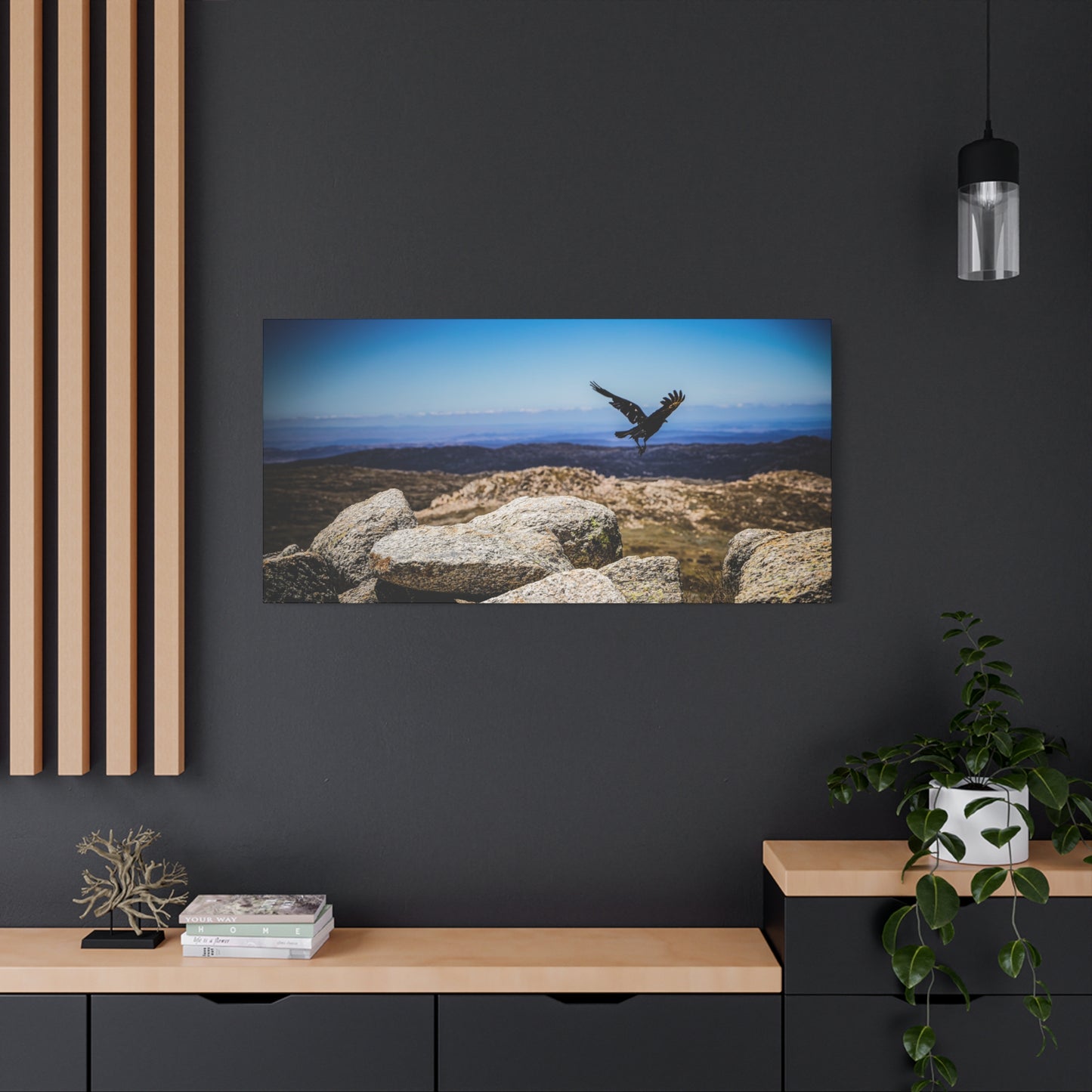 Little Raven Mt Kosciuszko Canvas Print