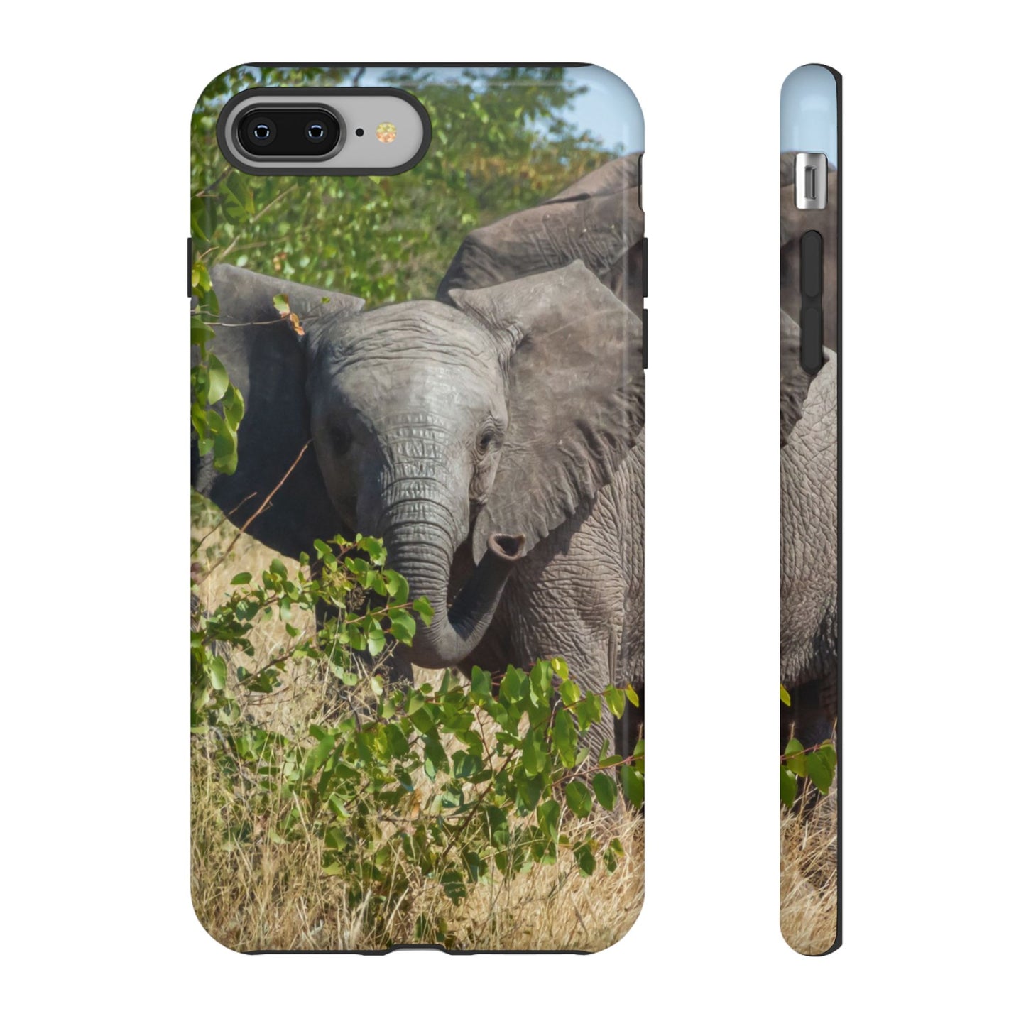 Tough Case - Young Elephant iPhone 8 Plus Glossy