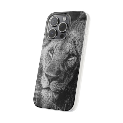 Flexible Lion Phone Cases B&W