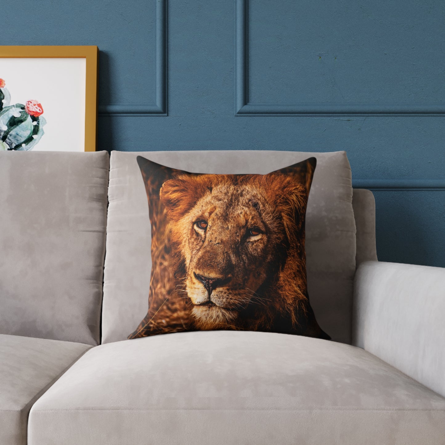 Old Lion Pillow