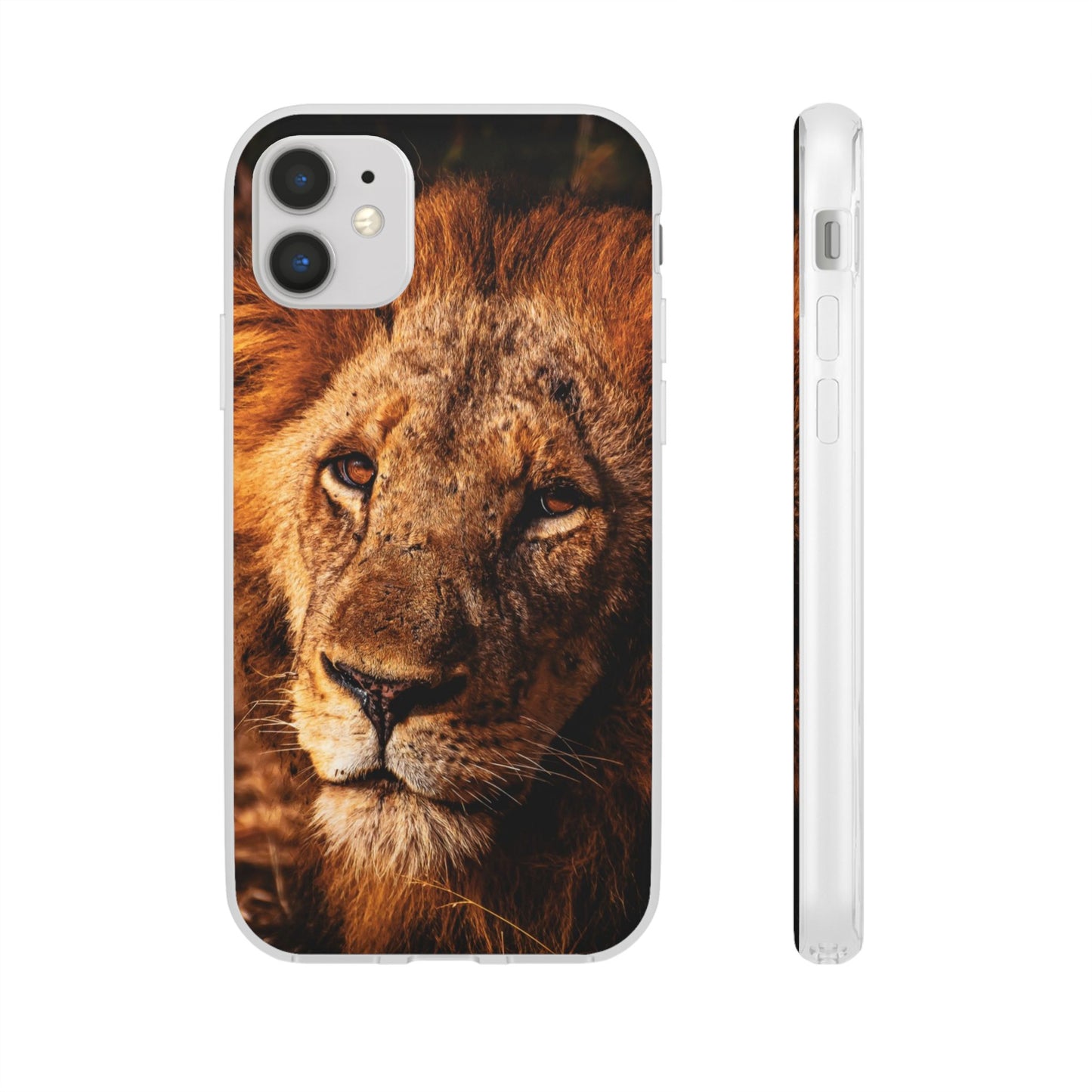 Flexible Lion Phone Cases iPhone 11 with gift packaging