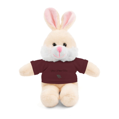 Custom Teddy Bears Maroon Bunny 8"