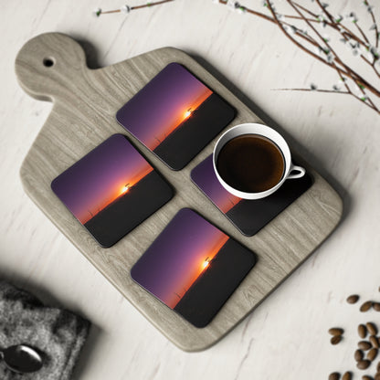 Purple Sunset Coasters