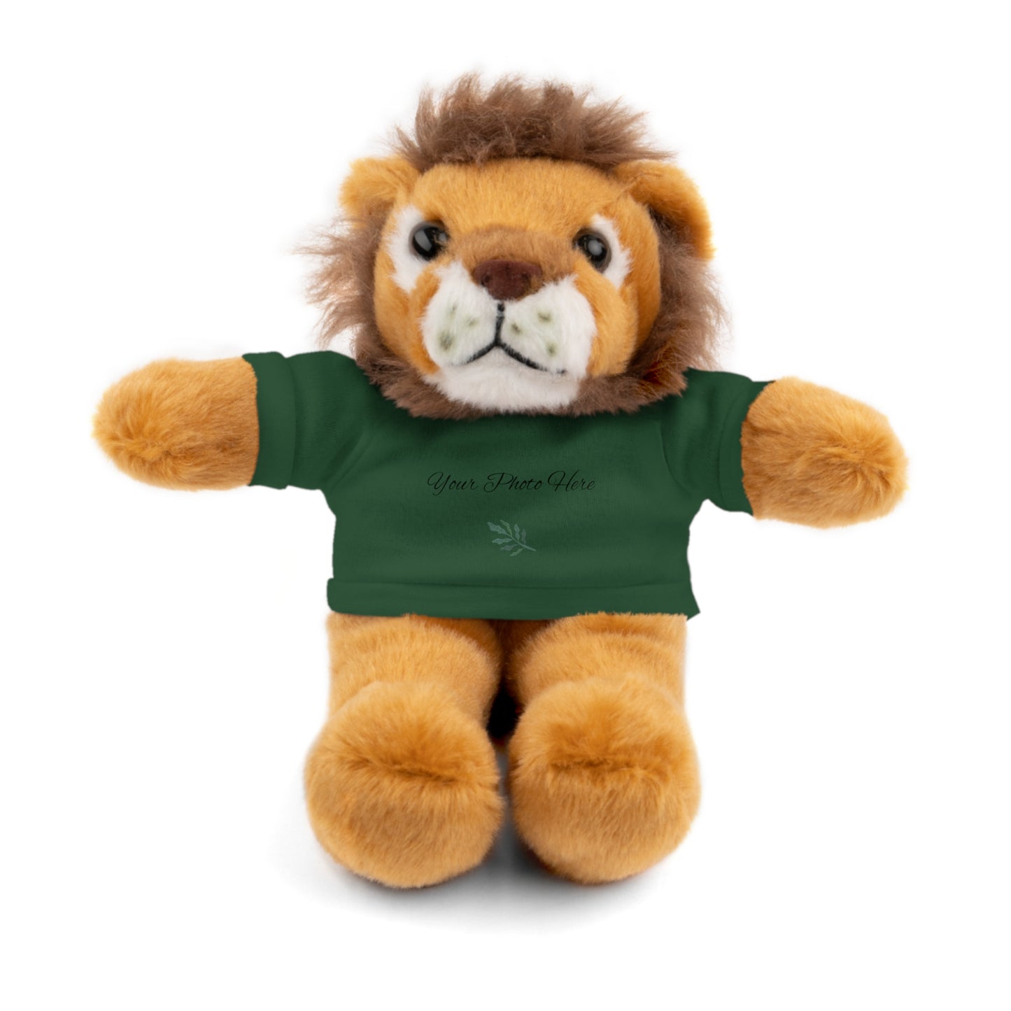 Custom Teddy Bears Forest Green Lion 8"