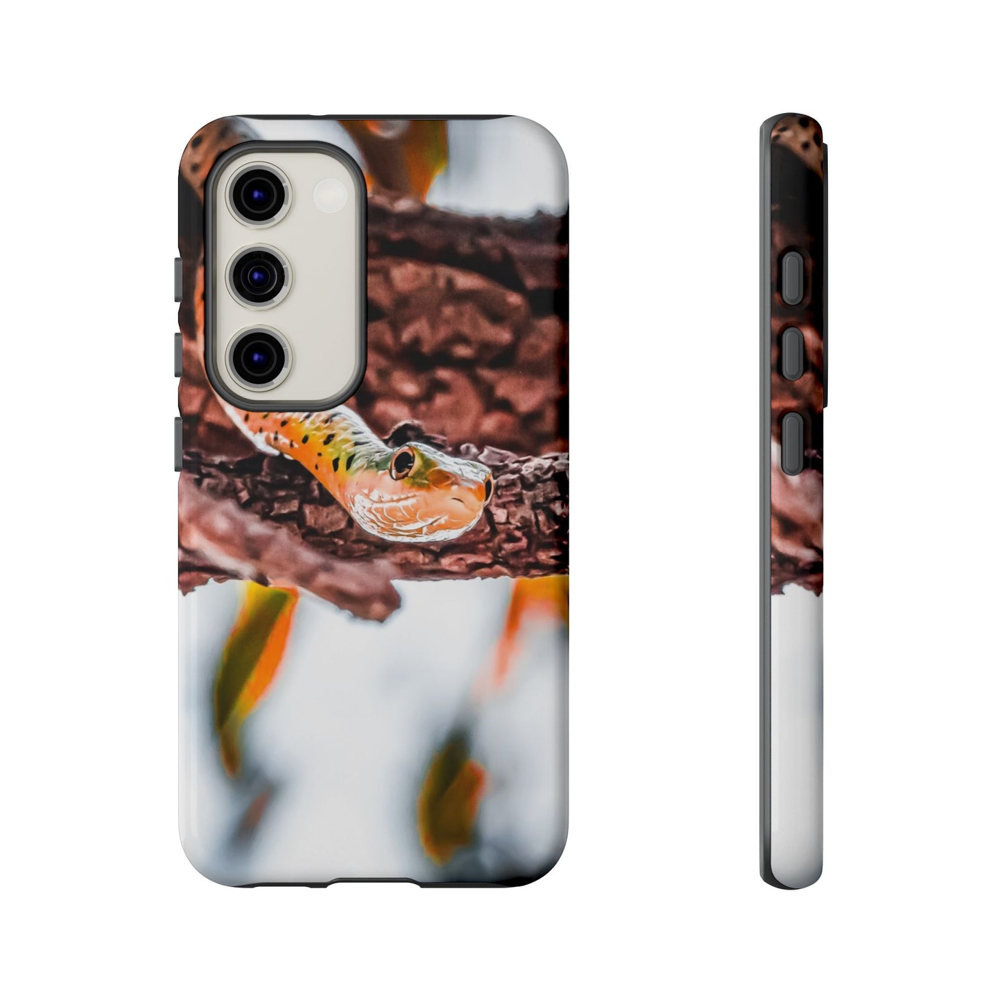 Spotted Bush Snake Phone Case Samsung Galaxy S23 Glossy