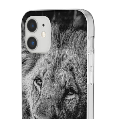 Flexible Lion Phone Cases B&W