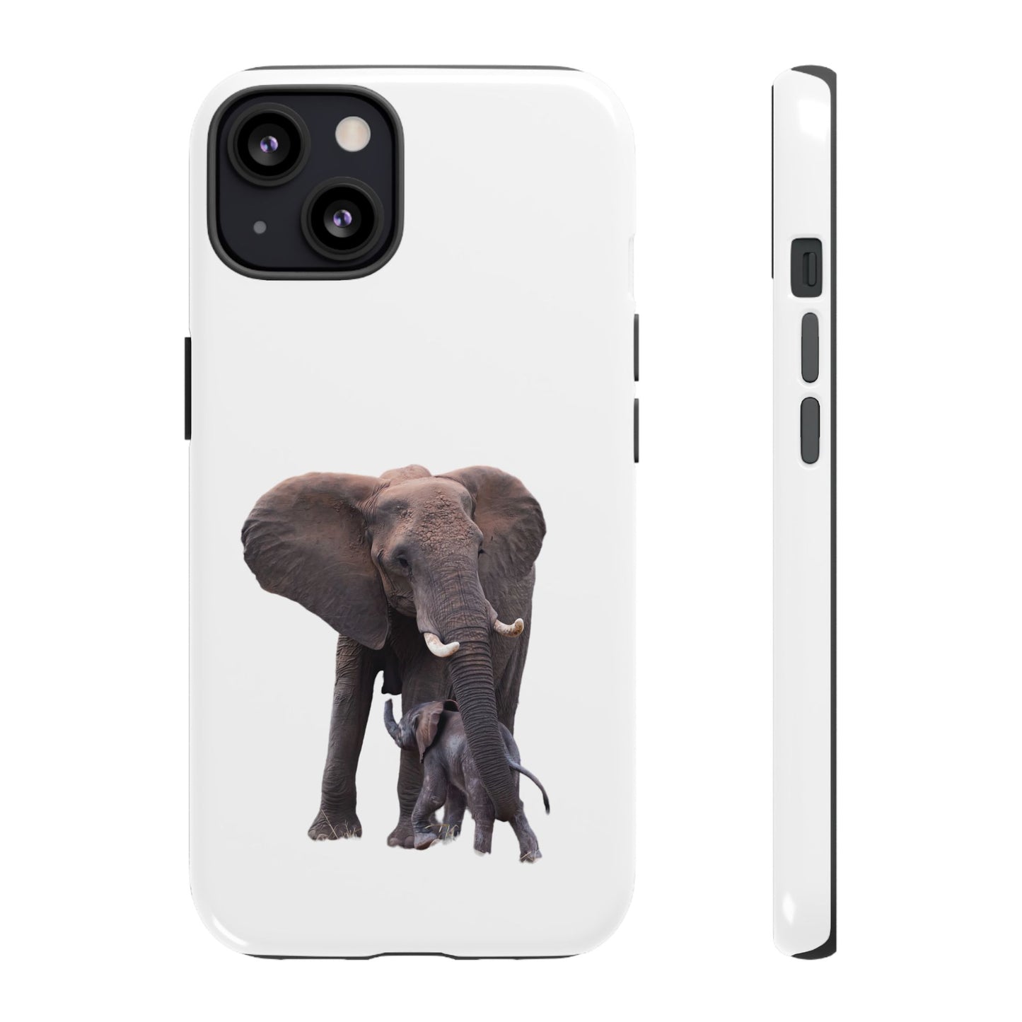 Baby Elephant Tough Case iPhone 13 Glossy