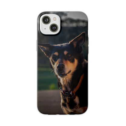 Kelpie Dog Flexi Case iPhone 14 Plus