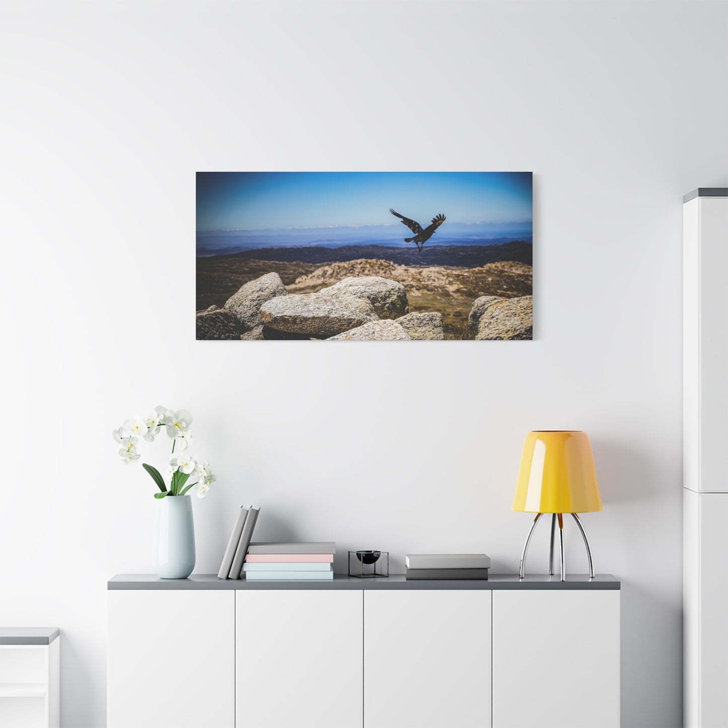 Little Raven Mt Kosciuszko Canvas Print