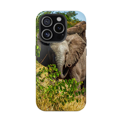Magsafe® Compatible Tough Cases - Young Elephant iPhone 15 Pro Glossy