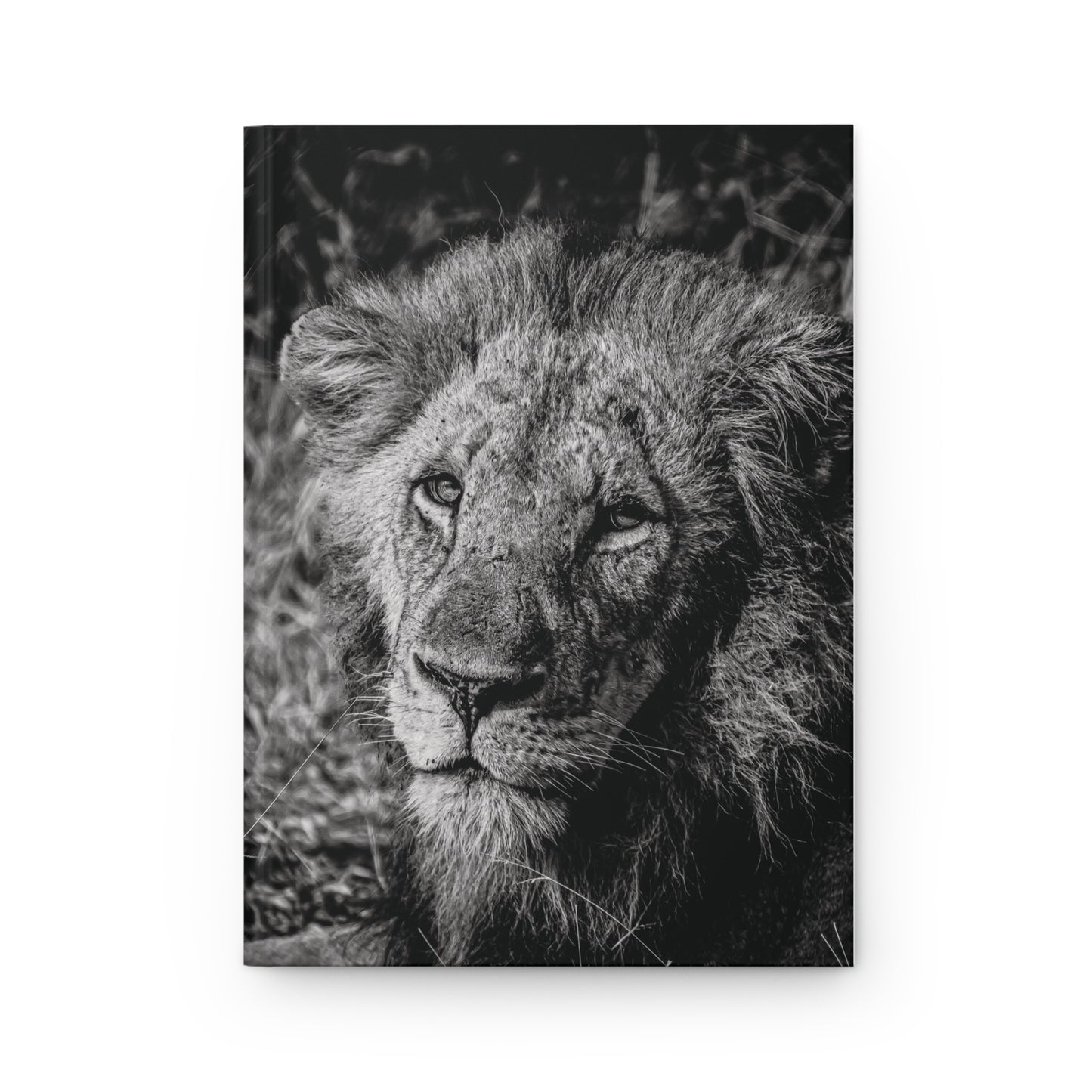 Old Lion Hardcover Journal B&W