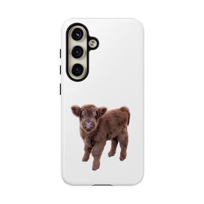 Baby Highland Cow Phone Case Samsung Galaxy S24 Glossy
