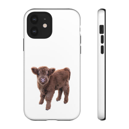 Baby Highland Cow Phone Case iPhone 12 Glossy
