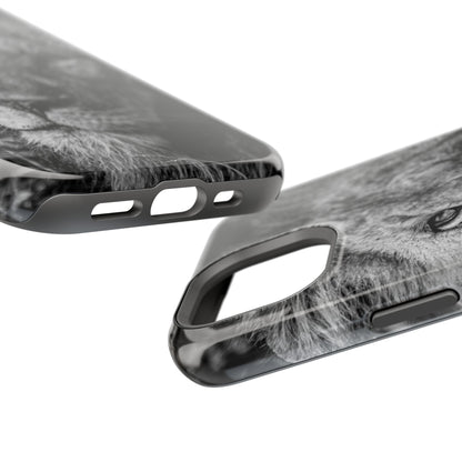 Magsafe® Compatible Tough Cases - Old Lion B&W