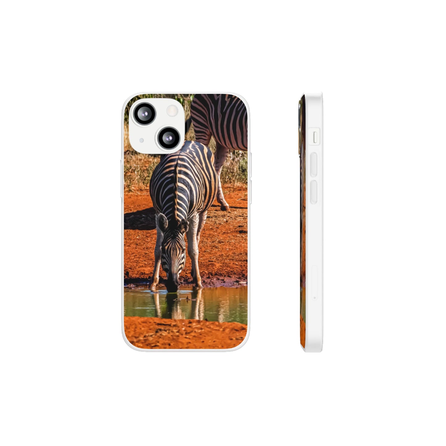 Flexible Zebra Phone Case iPhone 13 Mini