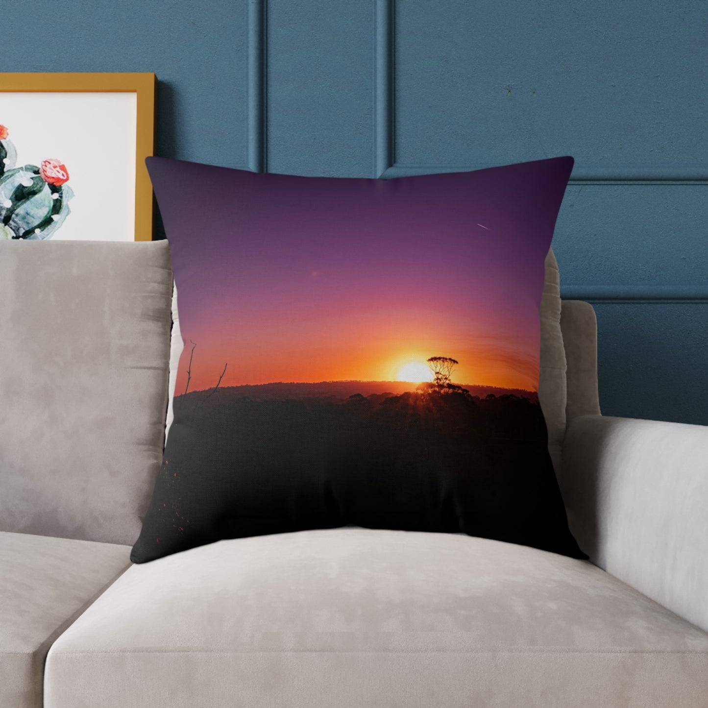 Purple Sunset Pillow