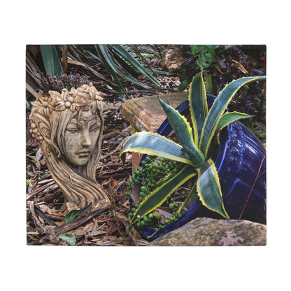 Garden Statue Blanket 50" × 60"