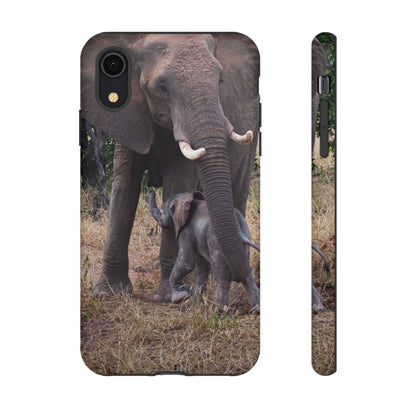 Baby Elephant Tough Case iPhone XR Matte