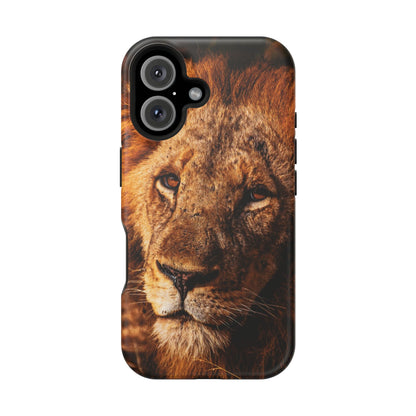 Magsafe® Compatible Tough Cases - Old Lion iPhone 16 Matte