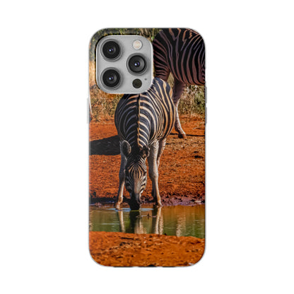 Flexible Zebra Phone Case iPhone 14 Pro Max