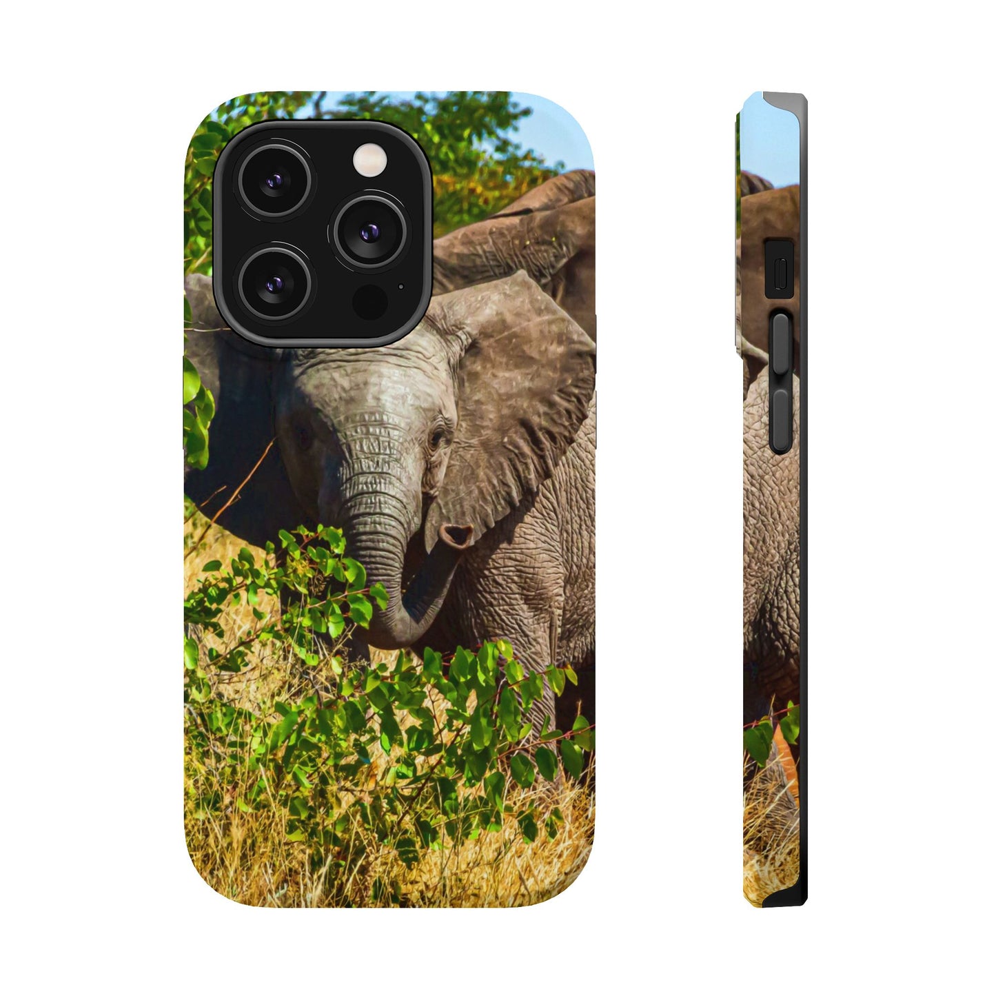 Magsafe® Compatible Tough Cases - Young Elephant iPhone 14 Pro Matte