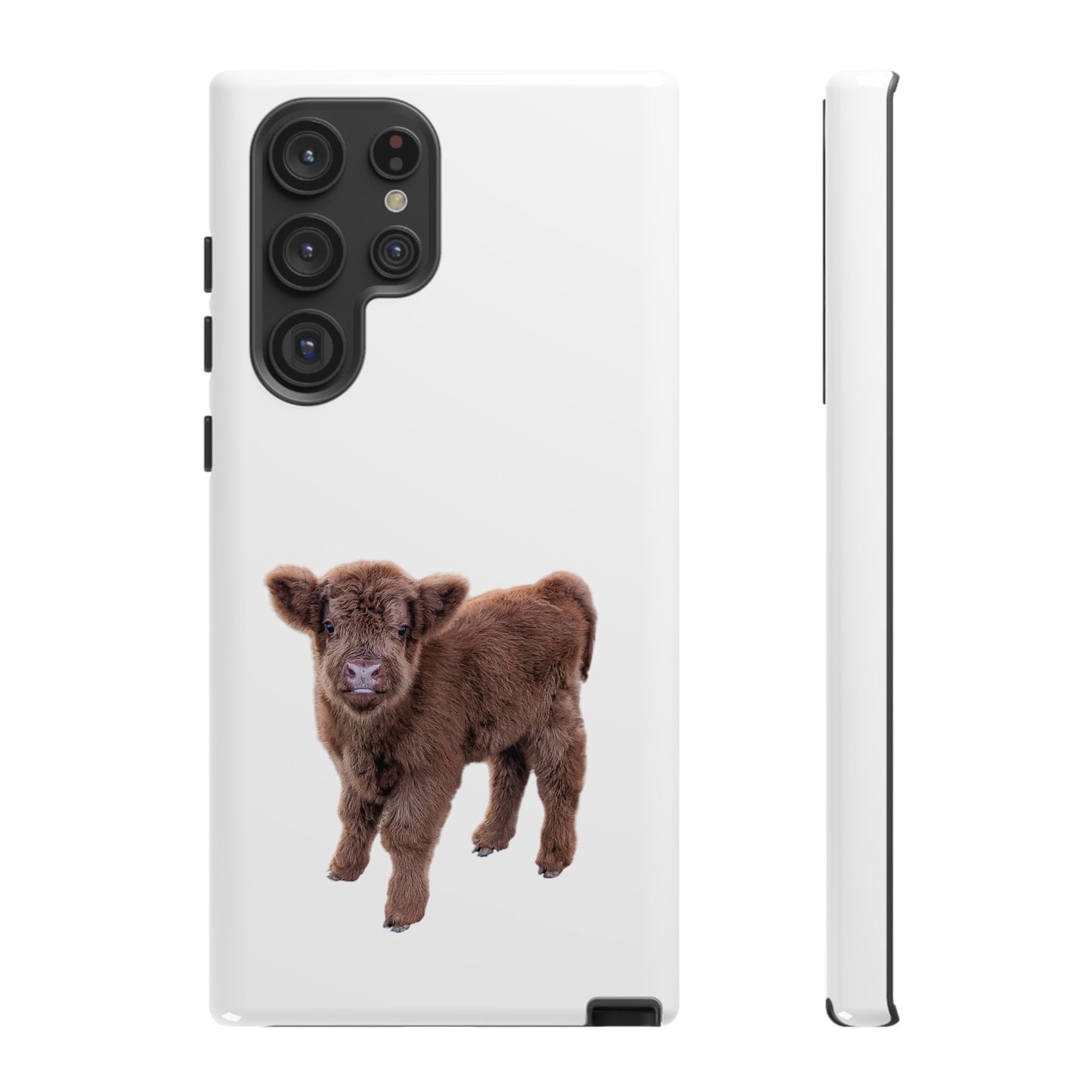 Baby Highland Cow Phone Case Samsung Galaxy S22 Ultra Glossy