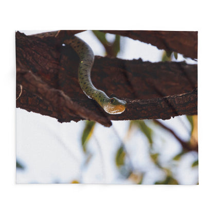 Arctic Fleece Blanket - Spotted Bush Snake