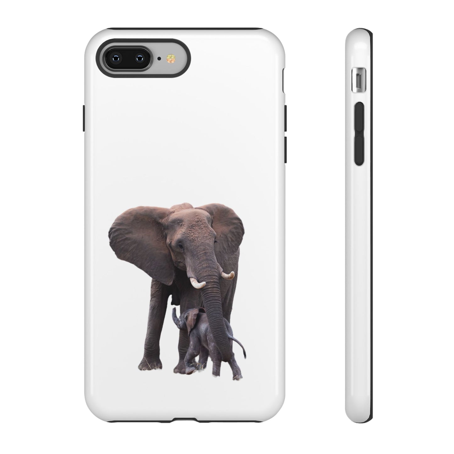 Baby Elephant Tough Case iPhone 8 Plus Glossy