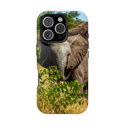 Magsafe® Compatible Tough Cases - Young Elephant iPhone 16 Pro Glossy