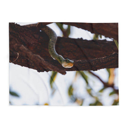 Arctic Fleece Blanket - Spotted Bush Snake