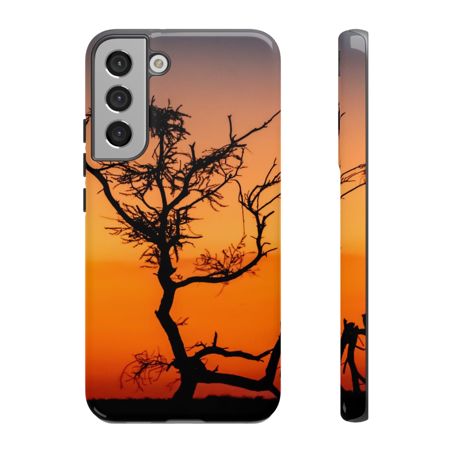 Tough Case - Sunset over the Kalahari Samsung Galaxy S22 Plus Glossy