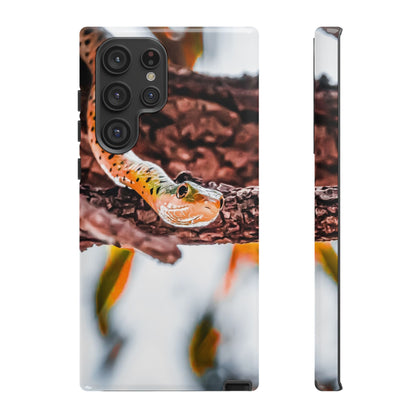 Spotted Bush Snake Phone Case Samsung Galaxy S22 Ultra Glossy