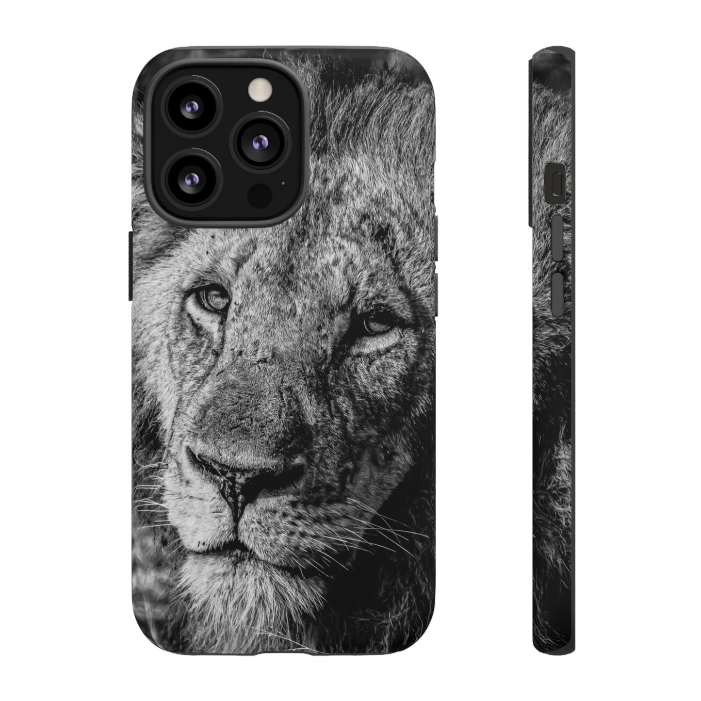 Tough Case - Old Lion B&W iPhone 13 Pro Matte