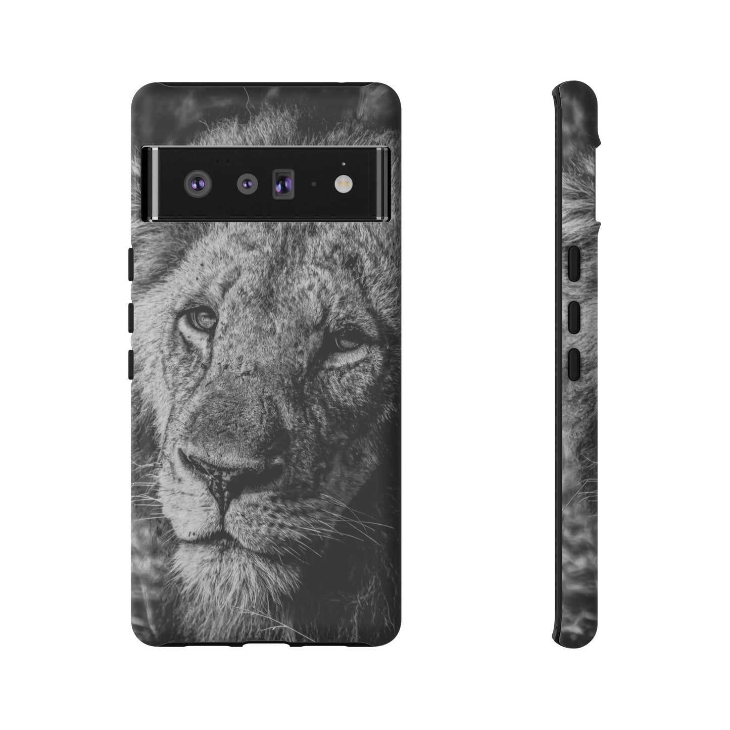 Tough Case - Old Lion B&W Google Pixel 6 Pro Matte