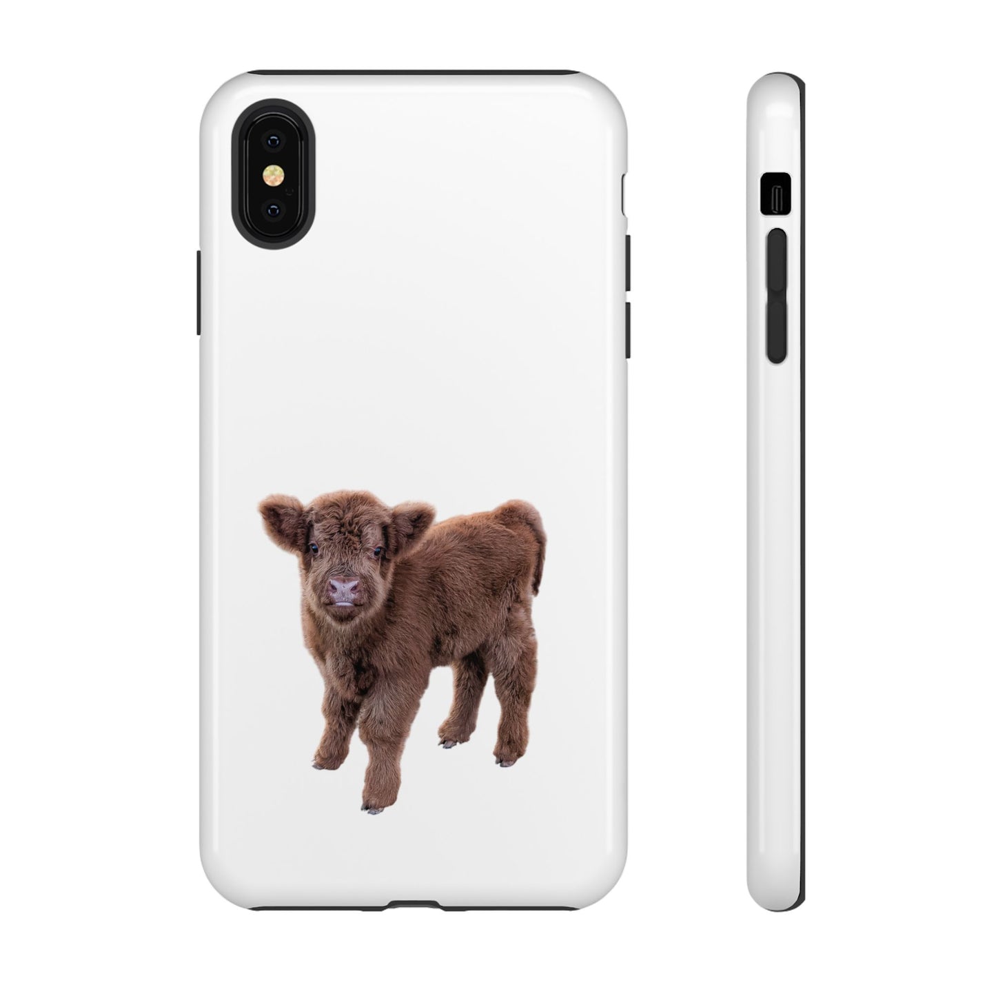 Baby Highland Cow Phone Case iPhone XS MAX Glossy